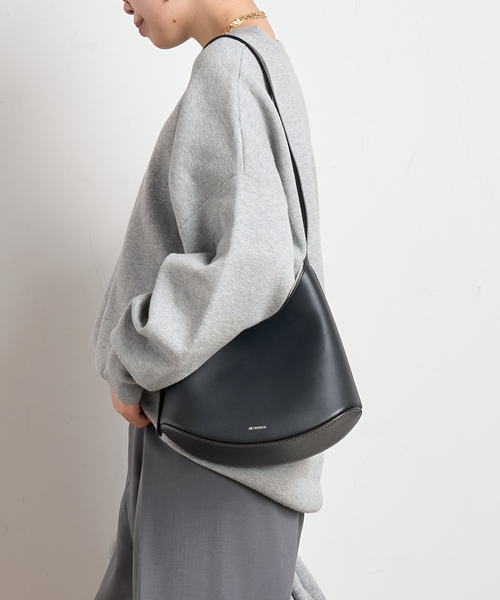 EVERYDAY I LIKE.（エヴリディアイライク）の「コットンカシミヤリラックスプルオーバー（ニット/セーター・レディース・ネイビー/ホワイト/グレー・FREE）」の12枚目の写真