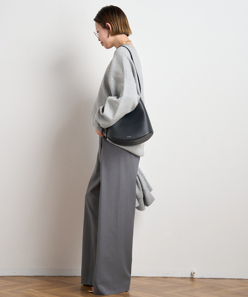 EVERYDAY I LIKE.（エヴリディアイライク）の「コットンカシミヤリラックスプルオーバー（ニット/セーター・レディース・ネイビー/ホワイト/グレー・FREE）」の15枚目の写真