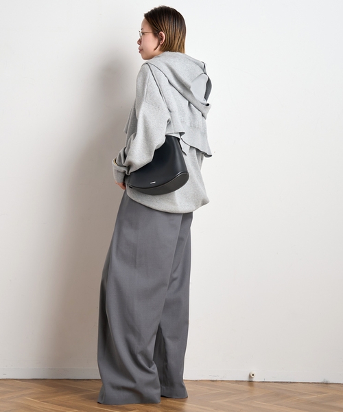 EVERYDAY I LIKE.（エヴリディアイライク）の「コットンカシミヤリラックスプルオーバー（ニット/セーター・レディース・ネイビー/ホワイト/グレー・FREE）」の18枚目の写真