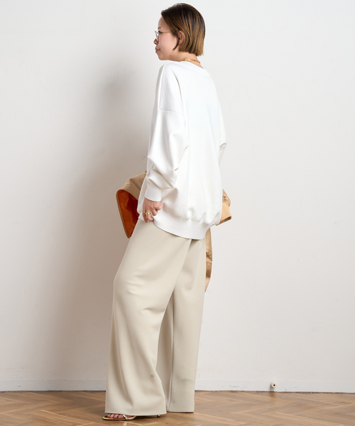 コットンカシミヤリラックスプルオーバー（ニット/セーター