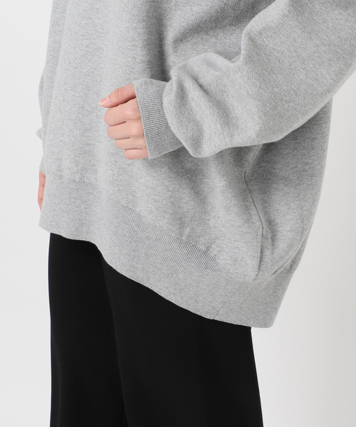 コットンカシミヤリラックスプルオーバー（ニット/セーター