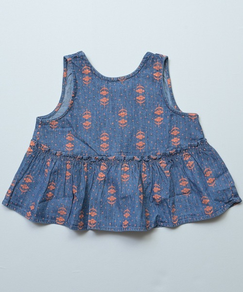 MARKEY'S（マーキーズ）の「デニム2WAYチュニック（チュニック・キッズ・ライトブルー/ネイビー・150/140/130/120/110/100/90/80）」の5枚目の写真