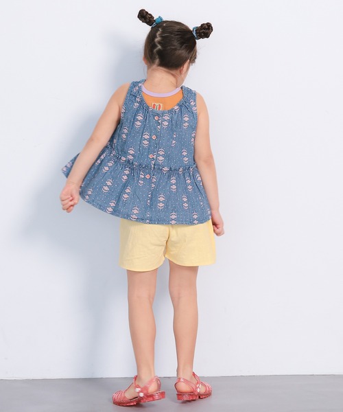 MARKEY'S（マーキーズ）の「デニム2WAYチュニック（チュニック・キッズ・ライトブルー/ネイビー・150/140/130/120/110/100/90/80）」の16枚目の写真