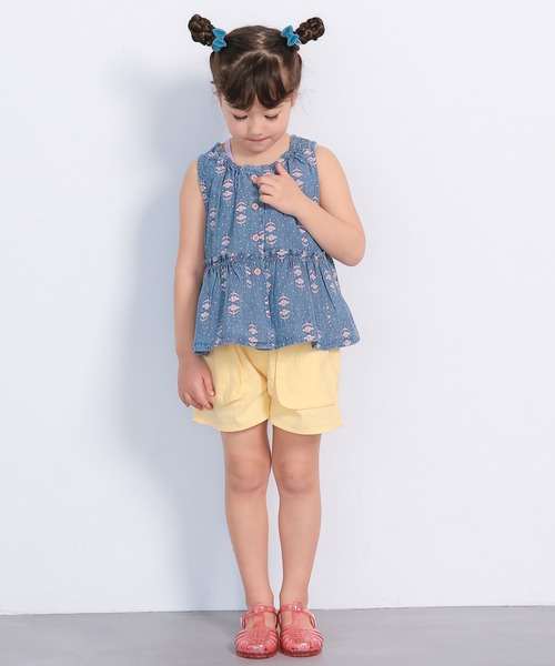 MARKEY'S（マーキーズ）の「デニム2WAYチュニック（チュニック・キッズ・ライトブルー/ネイビー・150/140/130/120/110/100/90/80）」の13枚目の写真