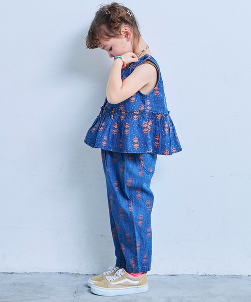 MARKEY'S（マーキーズ）の「デニム2WAYチュニック（チュニック・キッズ・ライトブルー/ネイビー・150/140/130/120/110/100/90/80）」の10枚目の写真