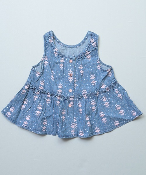 MARKEY'S（マーキーズ）の「デニム2WAYチュニック（チュニック・キッズ・ライトブルー/ネイビー・150/140/130/120/110/100/90/80）」の11枚目の写真