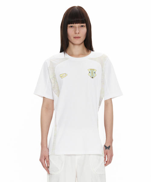 Oversized Uniform Half Sleeve White