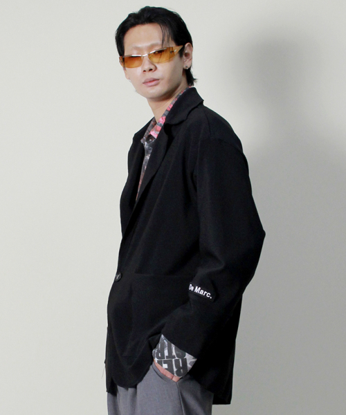 DEMARC(ドゥマーク)の「ルーズフィットリブテーラーカラージャケット ブラック(その他アウター・メンズ・その他・ONE SIZE)」の17枚目の写真