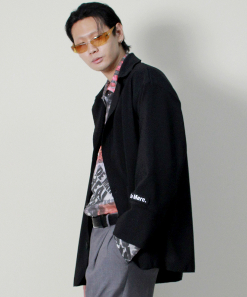 DEMARC(ドゥマーク)の「ルーズフィットリブテーラーカラージャケット ブラック(その他アウター・メンズ・その他・ONE SIZE)」の22枚目の写真