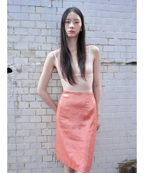 NUUANU(ヌアヌ)の「Ravina Skirt_Apricot(スカート・レディース・その他・3/2/1)」の2枚目の写真
