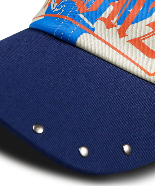 XTONZ（エクストーンズ）の「XTA071 ノイズスタッズメッシュキャップ (ブルー)（キャップ・レディース・その他・FREE）」の4枚目の写真