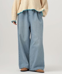 BAYFLOW（ベイフロー）の「[WEB限定/本格見えなのに楽ちん]デニムイージーパンツ（デニムパンツ）」