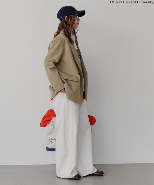 BAYFLOW（ベイフロー）の「[WEB限定]デニムイージーパンツ（デニムパンツ・レディース・オフホワイト/サックスブルー/インディゴブルー・SMALL/MEDIUM/LARGE）」の11枚目の写真