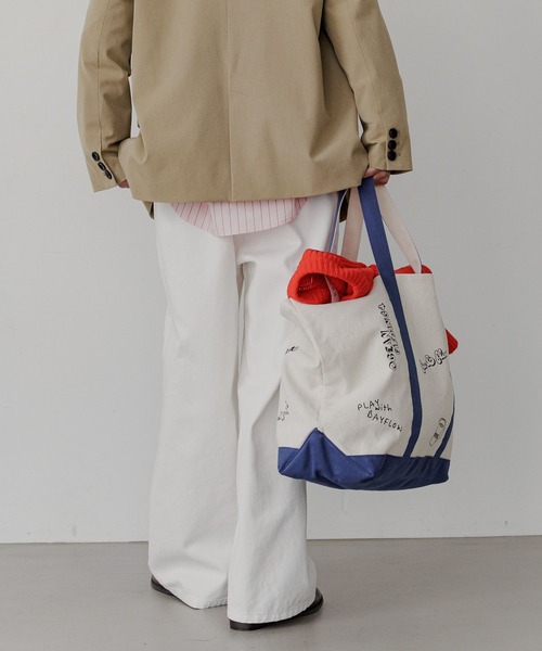 BAYFLOW（ベイフロー）の「[WEB限定]デニムイージーパンツ（デニムパンツ・レディース・オフホワイト/サックスブルー/インディゴブルー・SMALL/MEDIUM/LARGE）」の16枚目の写真