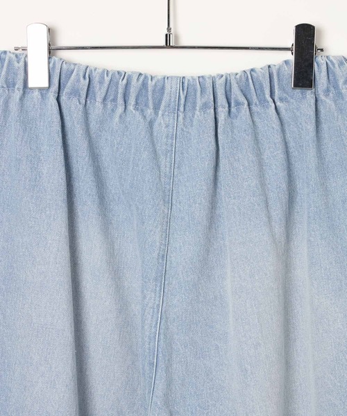 BAYFLOW（ベイフロー）の「[WEB限定]デニムイージーパンツ（デニムパンツ・レディース・オフホワイト/サックスブルー/インディゴブルー・SMALL/MEDIUM/LARGE）」の6枚目の写真