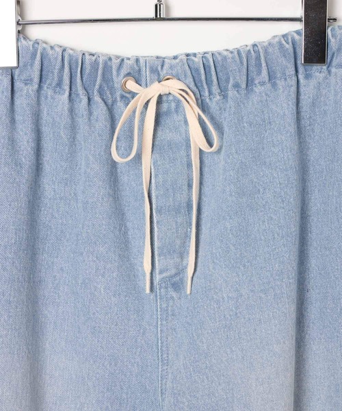 BAYFLOW（ベイフロー）の「[WEB限定]デニムイージーパンツ（デニムパンツ・レディース・オフホワイト/サックスブルー/インディゴブルー・SMALL/MEDIUM/LARGE）」の8枚目の写真