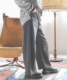 niko and... | セルフカットカーブパンツ　デニムパンツ(デニムパンツ)