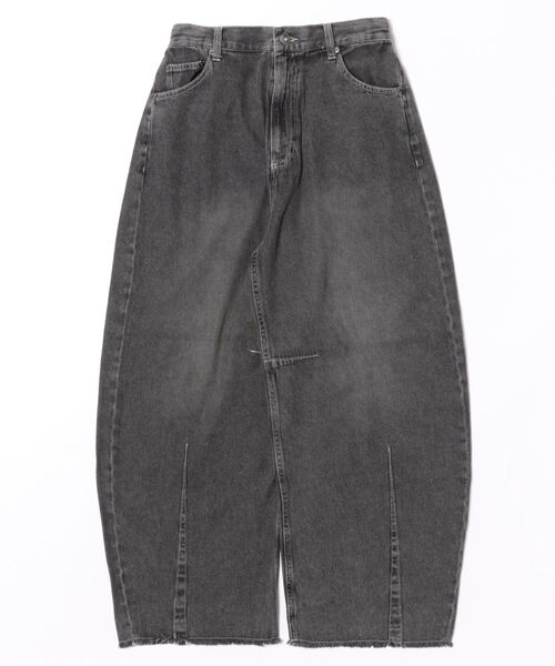 niko and...(ニコアンド)の「セルフカットカーブパンツ デニムパンツ(デニムパンツ・レディース・ライトブルー/インディゴブルー/ブラック/ホワイト/ピンク/クリアブルー/ライトブラウン・MEDIUM/LARGE)」の21枚目の写真