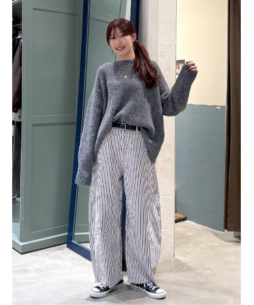 niko and...（ニコアンド）の「セルフカットカーブパンツ　デニムパンツ（デニムパンツ・レディース・ホワイト/インディゴブルー/ライトブルー/ブラック/ピンク/クリアブルー/ライトブラウン・LARGE/MEDIUM）」の22枚目の写真