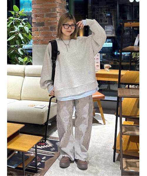 niko and...（ニコアンド）の「セルフカットカーブパンツ　デニムパンツ（デニムパンツ・レディース・ホワイト/インディゴブルー/ライトブルー/ブラック/ピンク/クリアブルー/ライトブラウン・LARGE/MEDIUM）」の21枚目の写真