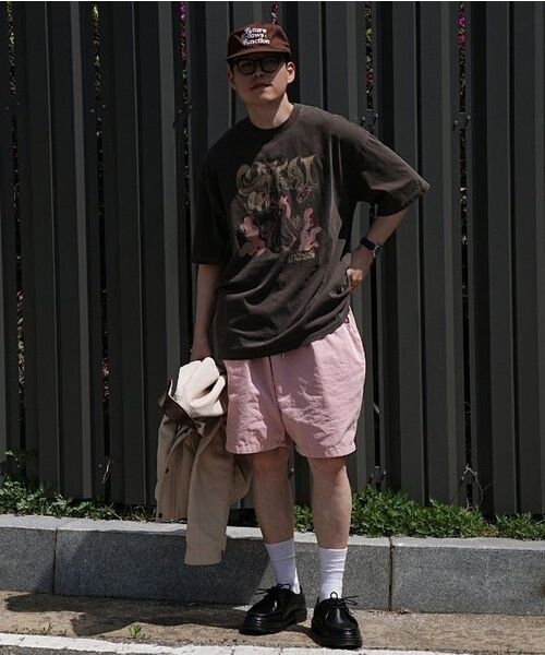 CARGOBROS（カーゴブロス）の「CBピグメントダイングショートパンツ（ピンク）（その他パンツ・メンズ・その他・FREE）」の8枚目の写真