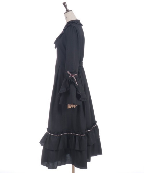 ローズ×リボン姫袖ワンピース（ワンピース）｜axes femme（アクシーズ