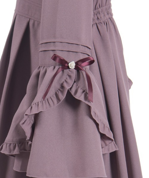 axes femme セット売り ドット リボン 姫 バルーン ワンピ 平成 ローズ×リボン姫袖ワンピース（ワンピース）｜axes femme（アクシーズ