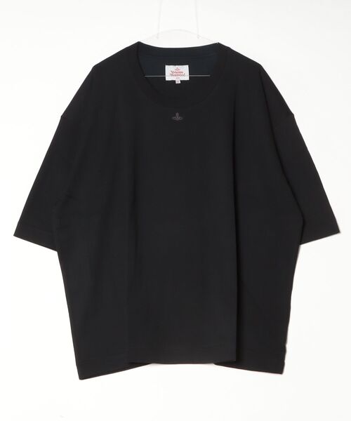 Vivienne Westwood MAN（ヴィヴィアンウエストウッドマン）の「ワンポイントORB ビッグTシャツ（Tシャツ/カットソー・メンズ・ブラック/ホワイト/パープル・FREE）」の2枚目の写真