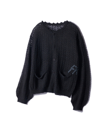 FRAGE（フラゲ）の「マリアニットレイヤードカーディガン - ブラック（ニット/セーター）」