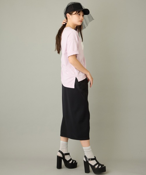FLUMOR（フラマー）の「”RAW"ミニマルTee（Tシャツ/カットソー・レディース・ブラック/オフホワイト/キャメル/ピンク・38）」の18枚目の写真