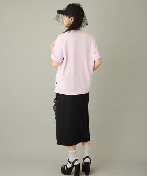 FLUMOR（フラマー）の「”RAW"ミニマルTee（Tシャツ/カットソー・レディース・ブラック/オフホワイト/キャメル/ピンク・38）」の20枚目の写真