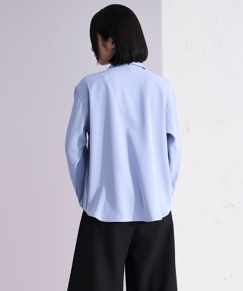 Ellno Loset(エルノロゼット)の「2wayノーブルボウタイシャツ(シャツ/ブラウス・メンズ・ブラック/オフホワイト/ブルー・SMALL/MEDIUM/LARGE)」の14枚目の写真