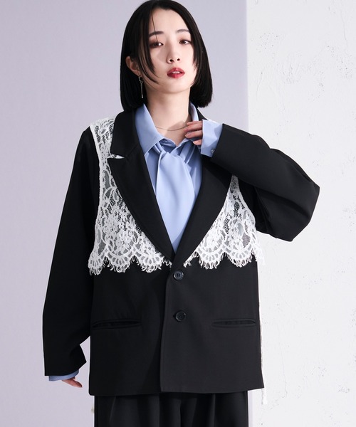 Ellno Loset(エルノロゼット)の「2wayノーブルボウタイシャツ(シャツ/ブラウス・メンズ・ブラック/オフホワイト/ブルー・SMALL/MEDIUM/LARGE)」の11枚目の写真