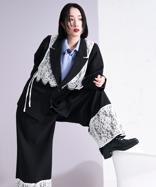 Ellno Loset(エルノロゼット)の「2wayノーブルボウタイシャツ(シャツ/ブラウス・メンズ・ブラック/オフホワイト/ブルー・SMALL/MEDIUM/LARGE)」の12枚目の写真