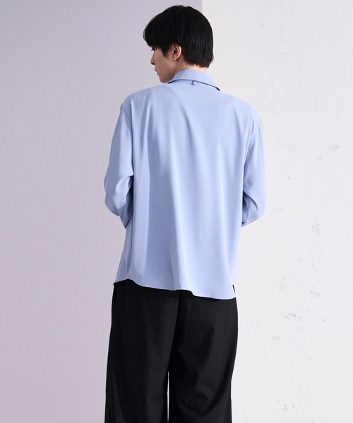 Ellno Loset(エルノロゼット)の「2wayノーブルボウタイシャツ(シャツ/ブラウス・メンズ・ブラック/オフホワイト/ブルー・SMALL/MEDIUM/LARGE)」の8枚目の写真