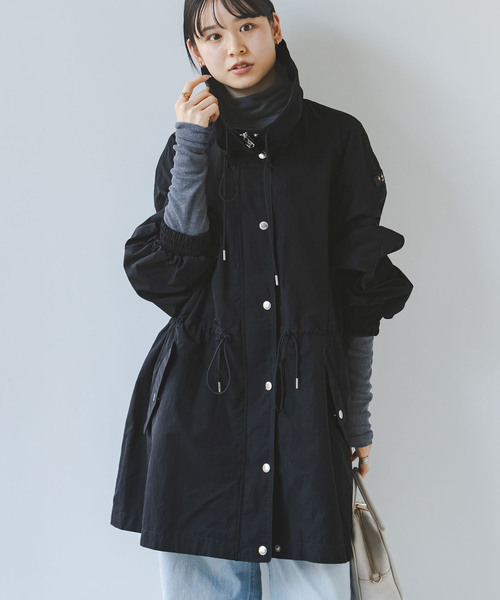 TATRAS（タトラス）の「《WEB・東武池袋店 限定展開》TATRAS/タトラス OLVONA(オルブォナ)（ナイロンジャケット・レディース・ブラック/ネイビー・SMALL）」の5枚目の写真