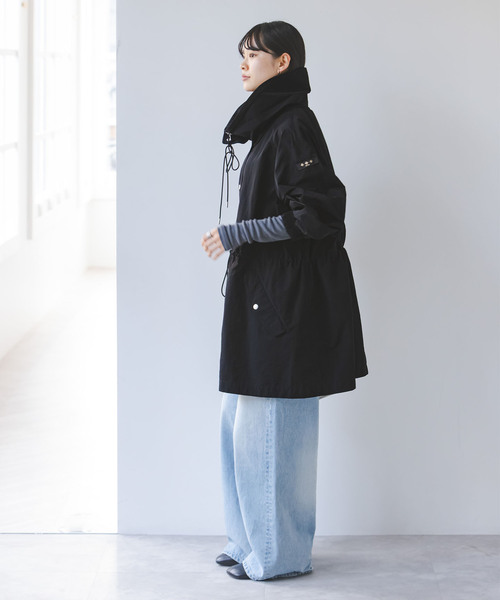 TATRAS（タトラス）の「《WEB・東武池袋店 限定展開》TATRAS/タトラス OLVONA(オルブォナ)（ナイロンジャケット・レディース・ブラック/ネイビー・SMALL）」の9枚目の写真