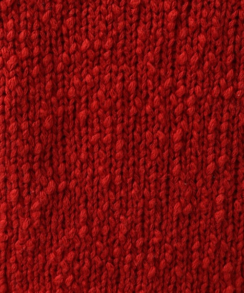 NOGLE(ノグル)の「【NOGLE/ノグル】スラブヤーンパフスリーブニットトップス(ニット/セーター・レディース・レッド/ホワイト/チャコールグレー・FREE)」の20枚目の写真