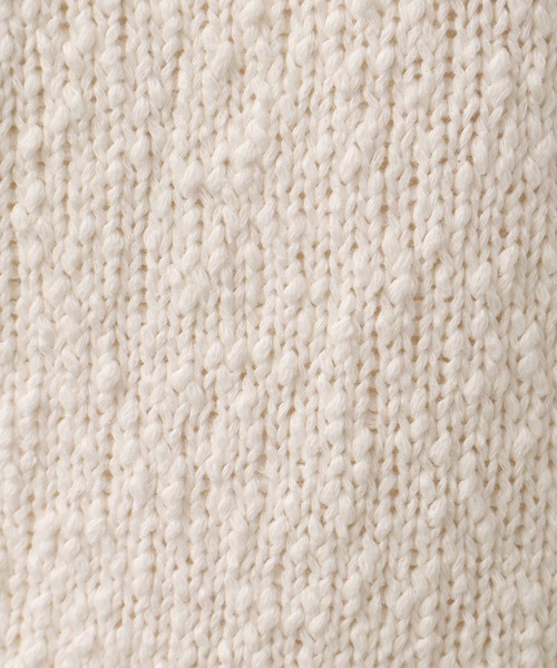 NOGLE(ノグル)の「【NOGLE/ノグル】スラブヤーンパフスリーブニットトップス(ニット/セーター・レディース・レッド/ホワイト/チャコールグレー・FREE)」の18枚目の写真
