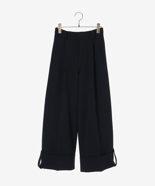 cle blatt(クレブラット)の「ロールアップワイドパンツ(その他パンツ・レディース・オフホワイト/ネイビー・MEDIUM/SMALL)」の17枚目の写真