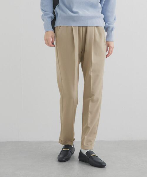 URBAN RESEARCH DOORS（アーバンリサーチドアーズ）の「ストレッチテーパードイージーパンツ｜春服/キレイめ/ウエストゴム/オフィスカジュアル/通勤（その他パンツ・レディース・ライトベージュ/ネイビー・SMALL/X-SMALL/MEDIUM）」の13枚目の写真