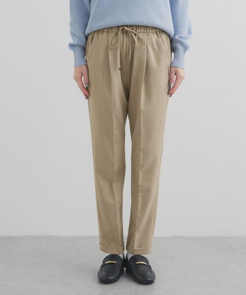 URBAN RESEARCH DOORS（アーバンリサーチドアーズ）の「ストレッチテーパードイージーパンツ｜春服/キレイめ/ウエストゴム/オフィスカジュアル/通勤（その他パンツ・レディース・ライトベージュ/ネイビー・SMALL/X-SMALL/MEDIUM）」の20枚目の写真