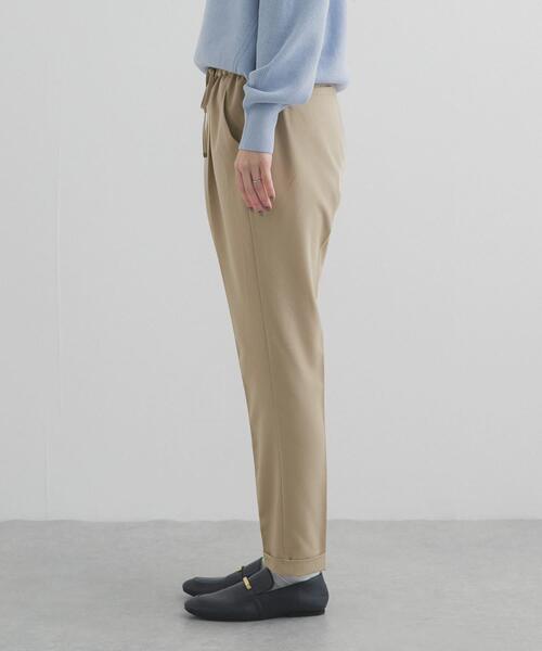 URBAN RESEARCH DOORS（アーバンリサーチドアーズ）の「ストレッチテーパードイージーパンツ｜春服/キレイめ/ウエストゴム/オフィスカジュアル/通勤（その他パンツ・レディース・ライトベージュ/ネイビー・SMALL/X-SMALL/MEDIUM）」の21枚目の写真