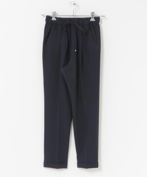 URBAN RESEARCH DOORS（アーバンリサーチドアーズ）の「ストレッチテーパードイージーパンツ｜春服/キレイめ/ウエストゴム/オフィスカジュアル/通勤（その他パンツ・レディース・ライトベージュ/ネイビー・SMALL/X-SMALL/MEDIUM）」の6枚目の写真