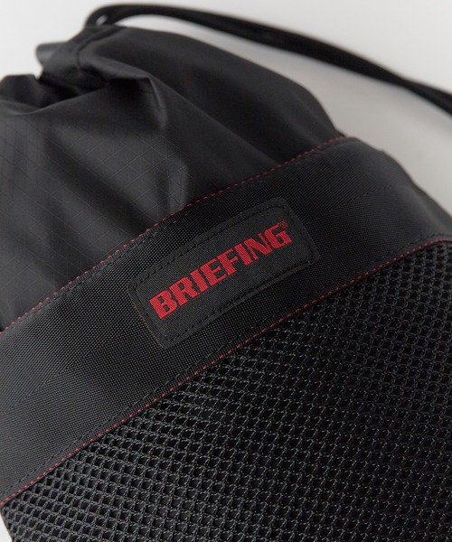 BRIEFING(ブリーフィング)の「BRIEFING/ブリーフィング MESH DRAWSTRING POUCH S ポーチ 2026年春夏(ポーチ・メンズ・ブラック・FREE)」の4枚目の写真