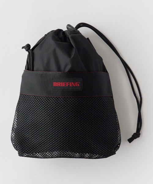 BRIEFING(ブリーフィング)の「BRIEFING/ブリーフィング MESH DRAWSTRING POUCH S ポーチ 2026年春夏(ポーチ・メンズ・ブラック・FREE)」の12枚目の写真
