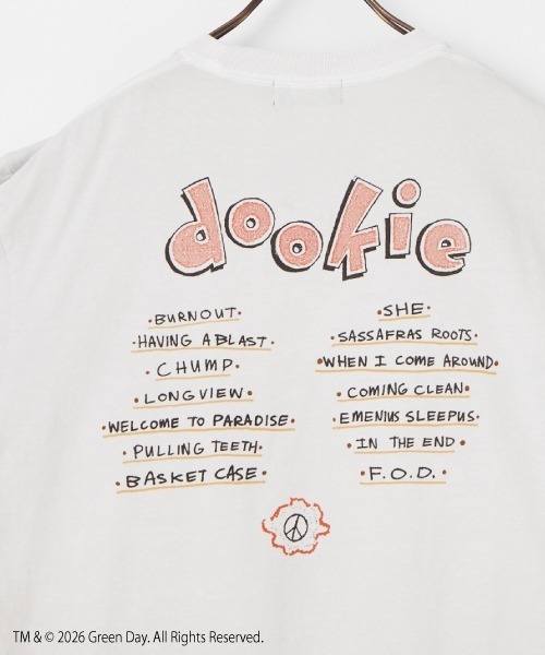 GOOD ROCK SPEED（グッドロックスピード）の「[GOOD ROCK SPEED/グッドロックスピード] 別注 GREEN DAY ロックプリントTシャツ (DOOKIE)（Tシャツ/カットソー・レディース・ライトグレー・XL/L/M）」の20枚目の写真