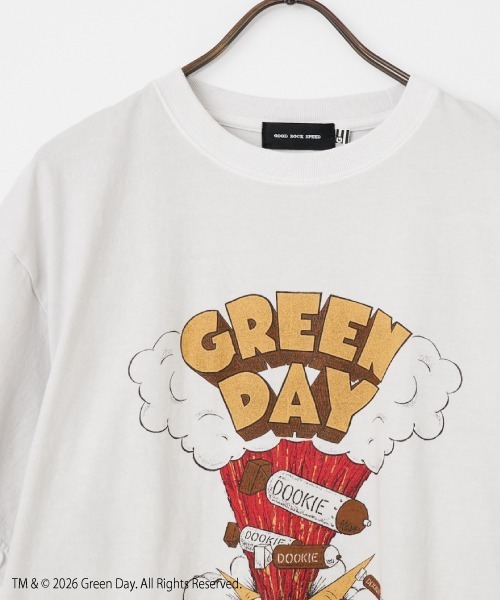 GOOD ROCK SPEED（グッドロックスピード）の「[GOOD ROCK SPEED/グッドロックスピード] 別注 GREEN DAY ロックプリントTシャツ (DOOKIE)（Tシャツ/カットソー・レディース・ライトグレー・XL/L/M）」の18枚目の写真