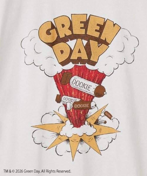 GOOD ROCK SPEED（グッドロックスピード）の「[GOOD ROCK SPEED/グッドロックスピード] 別注 GREEN DAY ロックプリントTシャツ (DOOKIE)（Tシャツ/カットソー・レディース・ライトグレー・XL/L/M）」の19枚目の写真