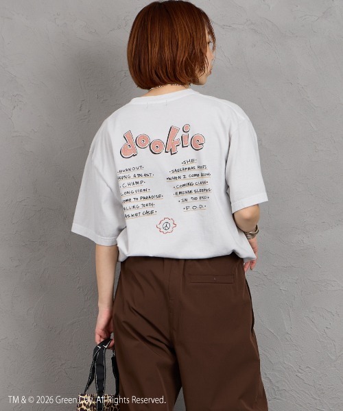 GOOD ROCK SPEED（グッドロックスピード）の「[GOOD ROCK SPEED/グッドロックスピード] 別注 GREEN DAY ロックプリントTシャツ (DOOKIE)（Tシャツ/カットソー・レディース・ライトグレー・XL/L/M）」の7枚目の写真